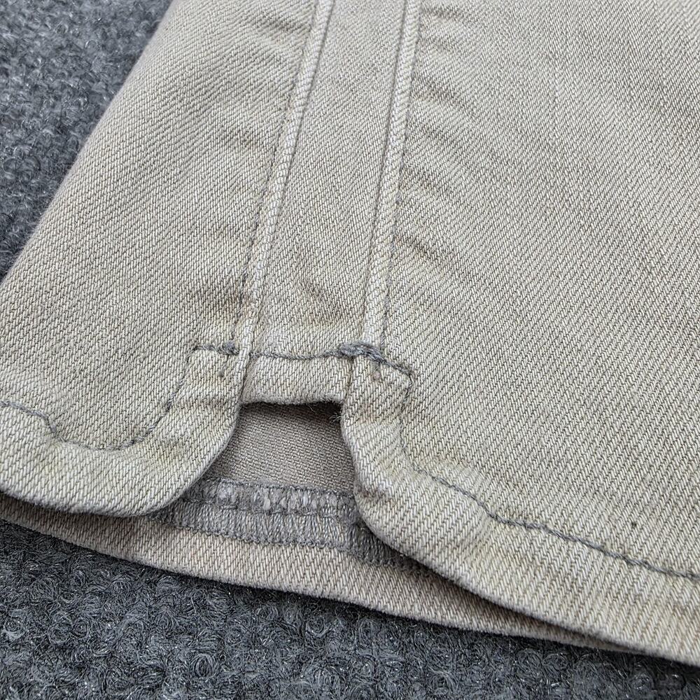 Pilcro Jeans Womens 30 Beige Denim Straight Leg Casual Stretch Minimalist Prep - Picture 8 of 16